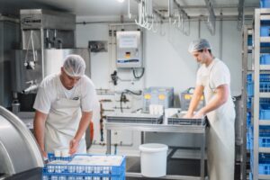 Laiterie, fromagers faisselles conditionnement