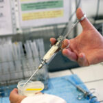 Laboratoire Usine Yaourt analyse piqure