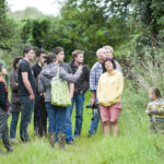 groupe dans chemin environement