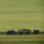 agriculture tracteur moisson champs