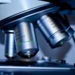 microscope gros plan