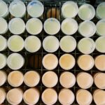 Technicien-de-Laboratoire, échantillons de lait, grille