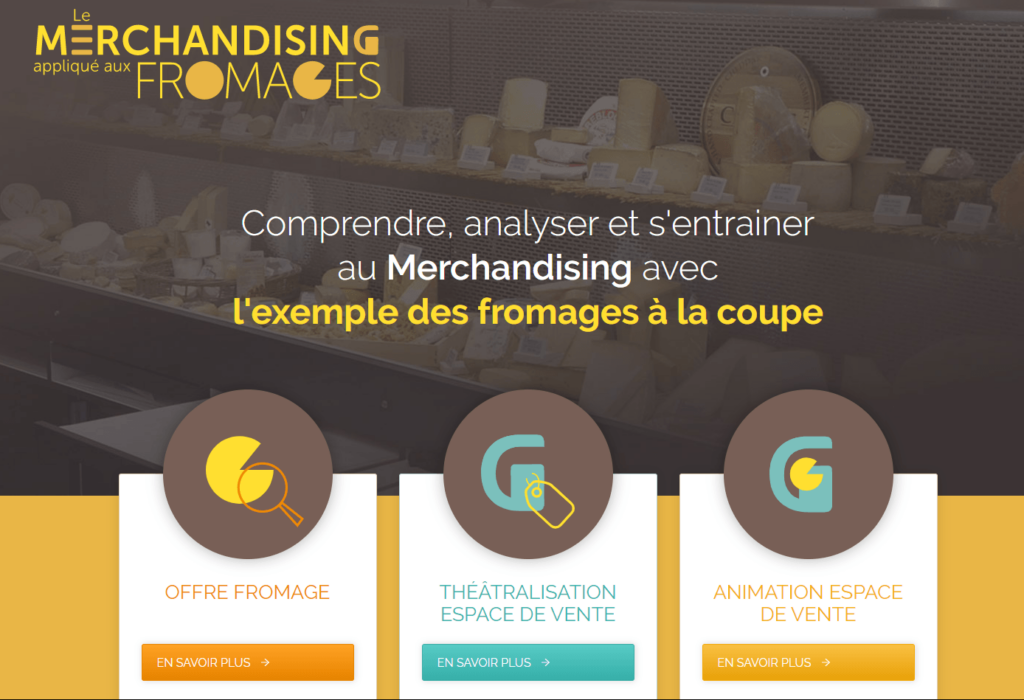 Merchandising et fromages : Accueil